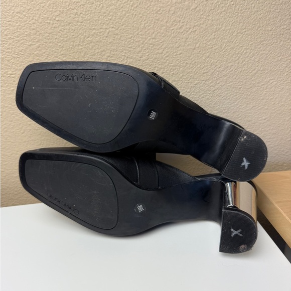 Calvin Klein Dacy Block Heel Mules- 10M - Picture 9 of 9